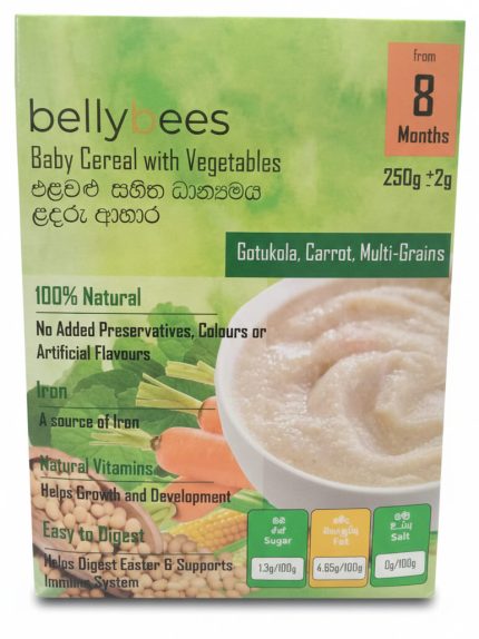 Bellybees Baby cereal- Vegetables 250g